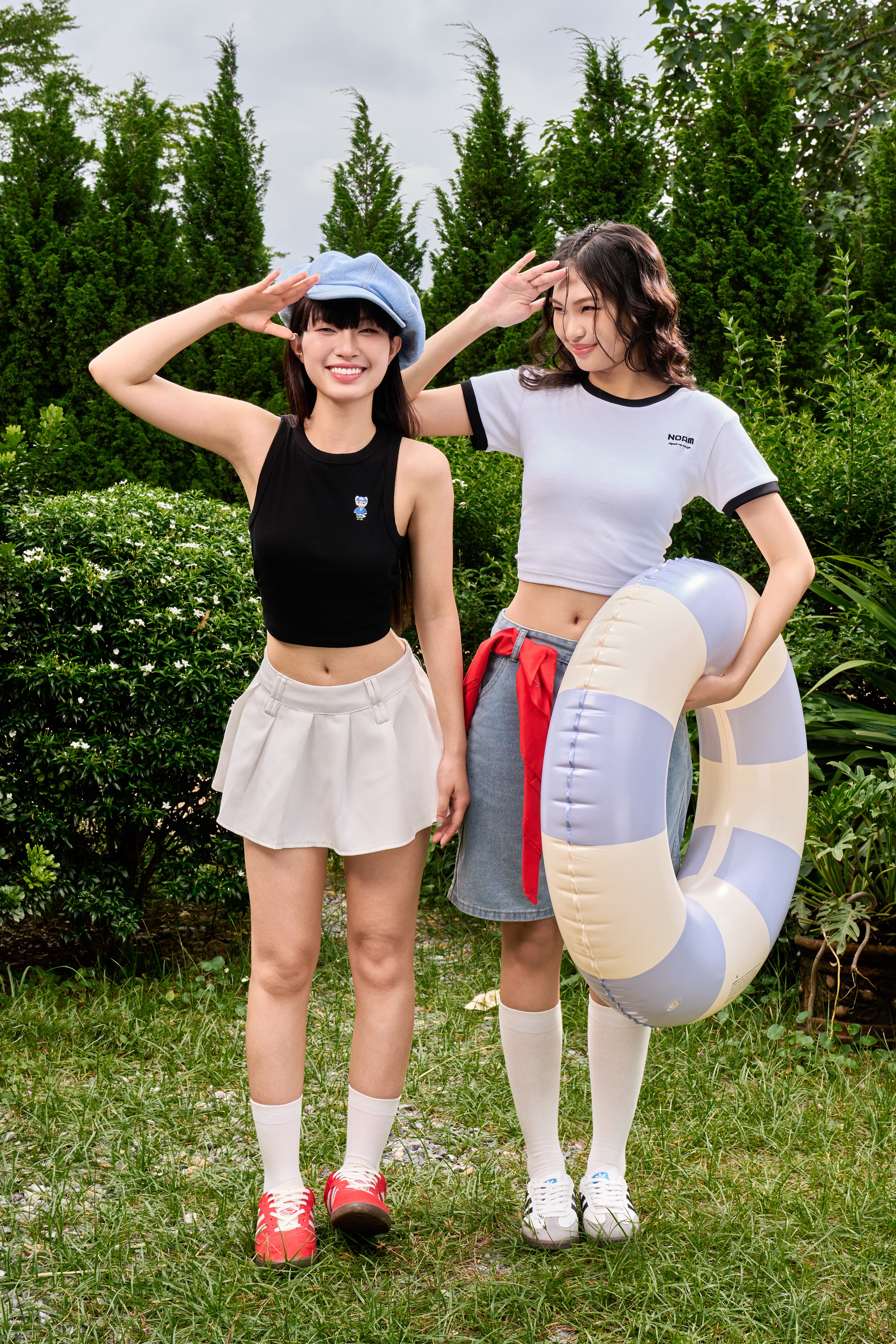 TEENY HOMIE Tank Top & NOAM Speed Up Song Basic Croptop